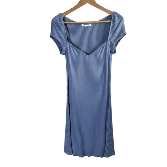 REFORMATION Percy Knit Ribbed Cap Sleeve Mini Dress - Picture 4 of 10